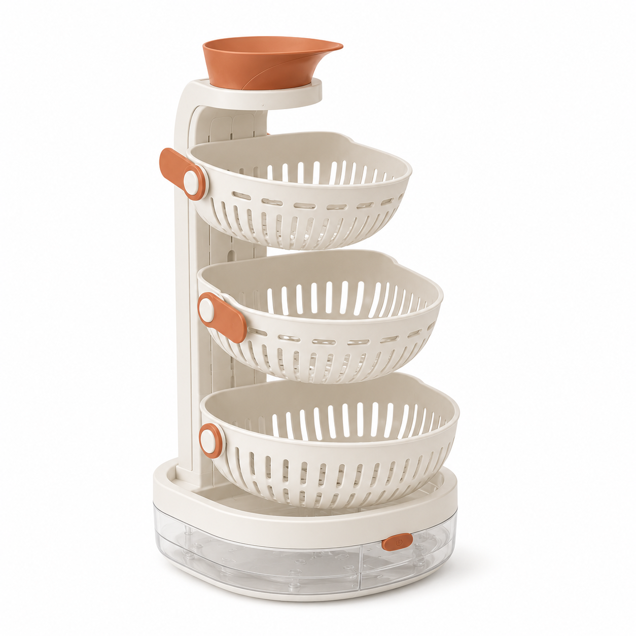 Luminsoin™ FreshArc Countertop Produce Rinse & Air-Dry Tower