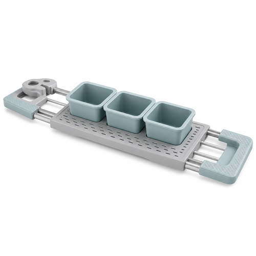 Luminsoin™ BathBridge Expandable Tub-Side Grooming Caddy