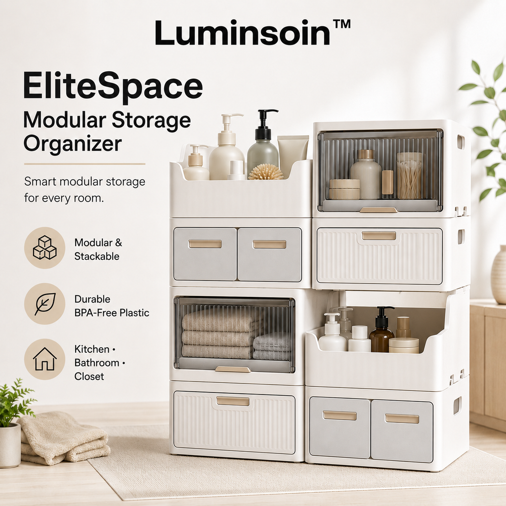 Luminsoin™ EliteSpace Modular Storage Organizer